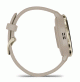 Venu 3S - GPS Soft Gold Stainless Steel Bezel with French Gray Case and Silicone Band - 010-02785-02- Garmin